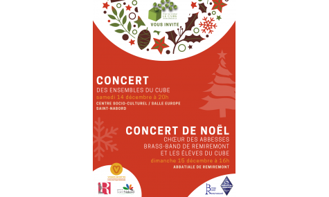 7 Concerts de Noël de l'école de musique Le Cube