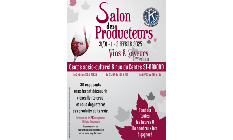 Salon des producteurs Vins et Saveurs