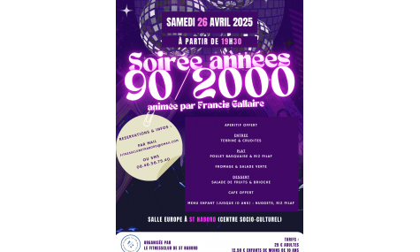 Soirée Années 90-2000