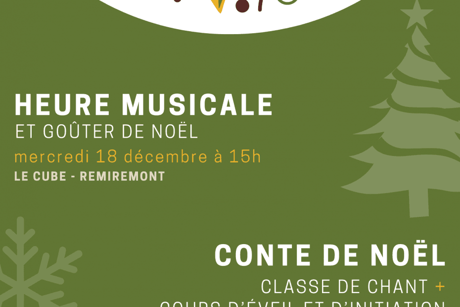 7 Concerts de Noël de l'école de musique Le Cube